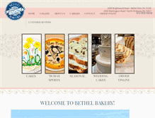 Tablet Screenshot of bethelbakery.com